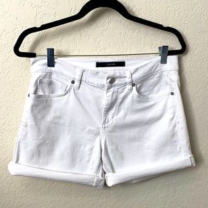Joe’s white cuffed shorts sz 28